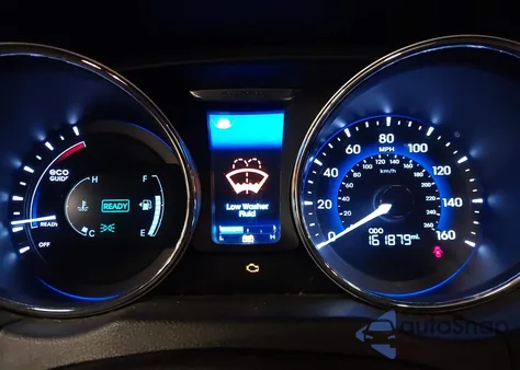 2012 Hyundai Sonata Hybrid from USA, damaged, VIN KMHEC4A45CA041045